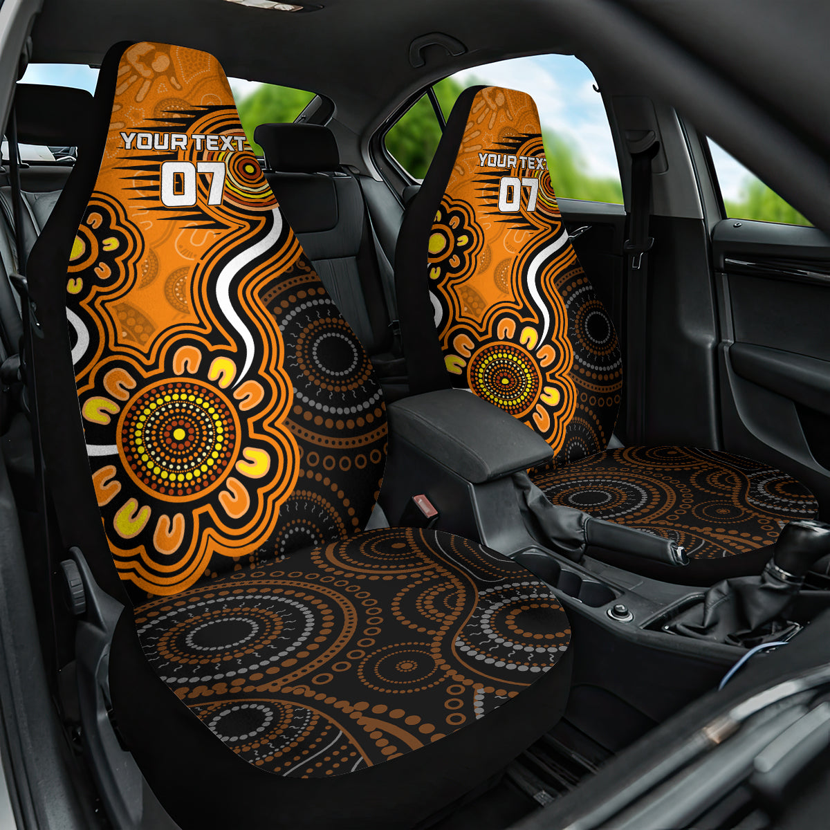 custom-scorchers-cricket-indigenous-car-seat-cover-champions-fire-up