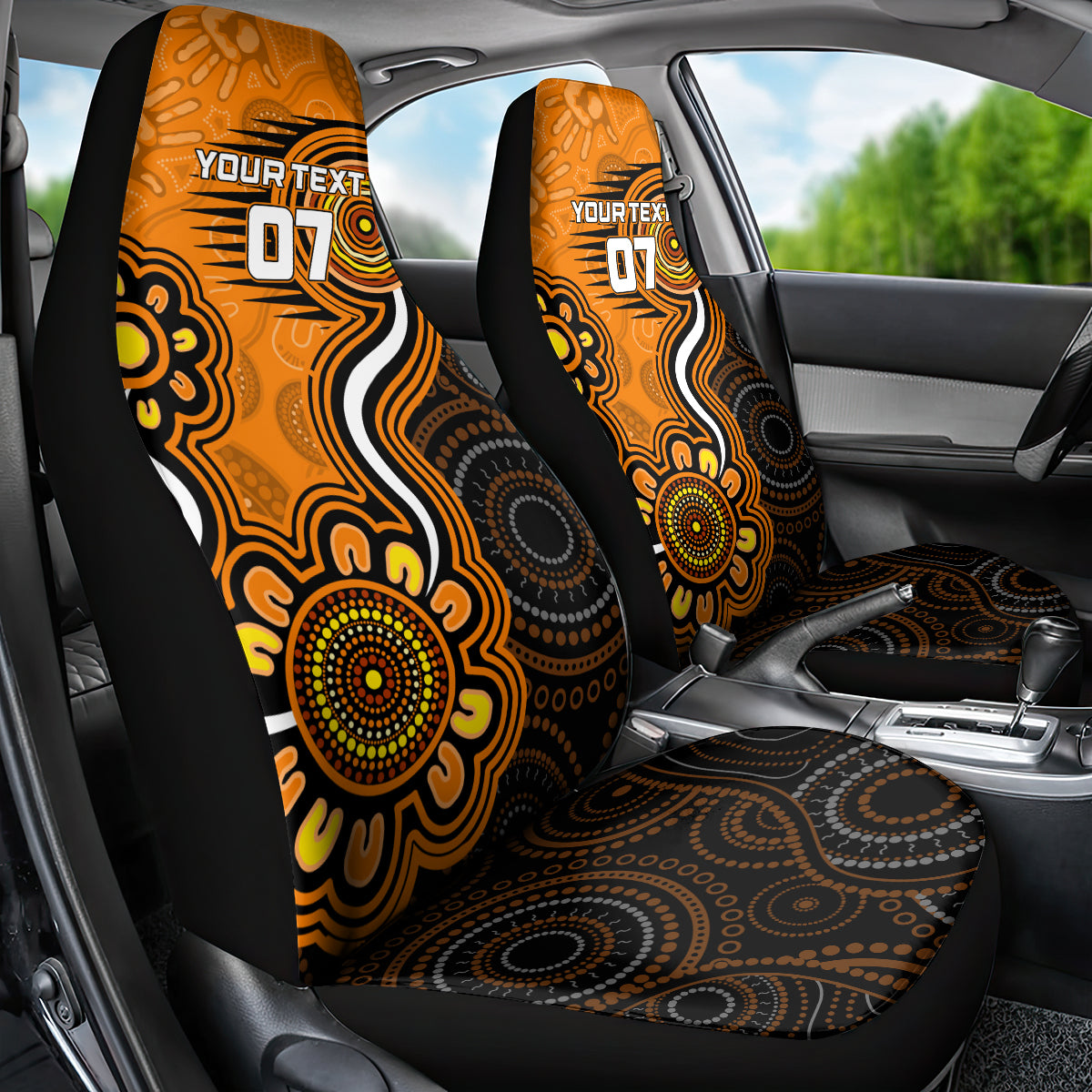 custom-scorchers-cricket-indigenous-car-seat-cover-champions-fire-up