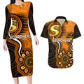 custom-scorchers-cricket-indigenous-couples-matching-long-sleeve-bodycon-dress-and-hawaiian-shirt-champions-fire-up
