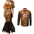 custom-scorchers-cricket-indigenous-couples-matching-mermaid-dress-and-long-sleeve-button-shirt-champions-fire-up
