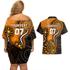 custom-scorchers-cricket-indigenous-couples-matching-off-shoulder-short-dress-and-hawaiian-shirt-champions-fire-up