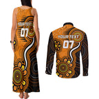 custom-scorchers-cricket-indigenous-couples-matching-tank-maxi-dress-and-long-sleeve-button-shirt-champions-fire-up