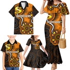 custom-scorchers-cricket-indigenous-family-matching-mermaid-dress-and-hawaiian-shirt-champions-fire-up