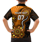 custom-scorchers-cricket-indigenous-family-matching-off-shoulder-maxi-dress-and-hawaiian-shirt-champions-fire-up