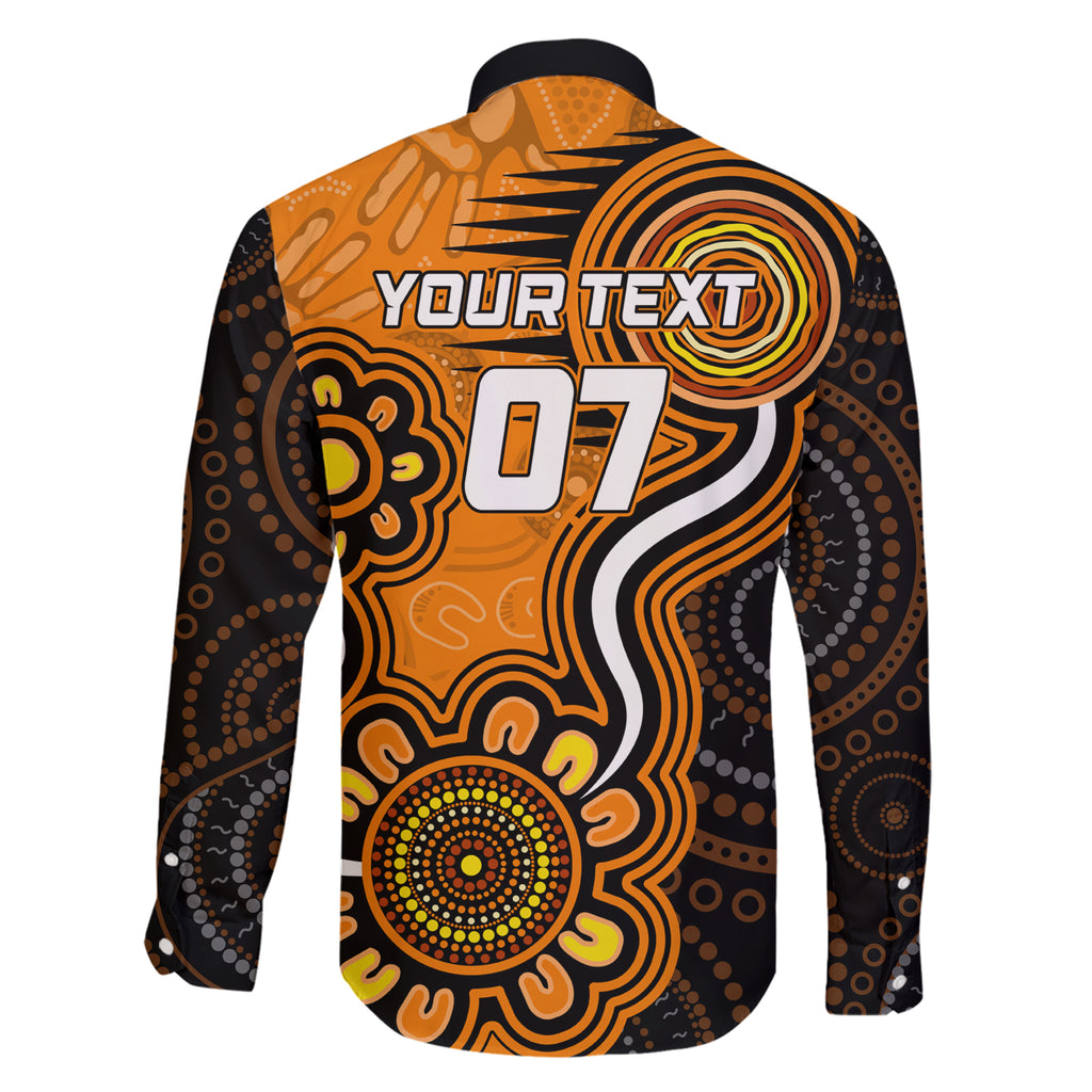 custom-scorchers-cricket-indigenous-family-matching-short-sleeve-bodycon-dress-and-hawaiian-shirt-champions-fire-up