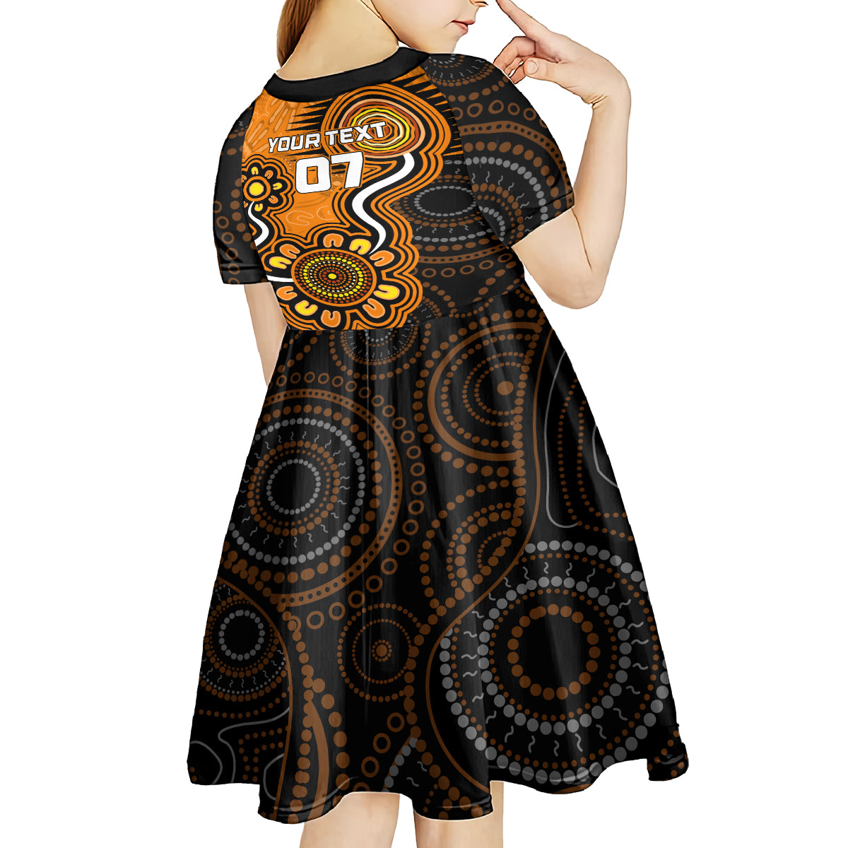 custom-scorchers-cricket-indigenous-kid-short-sleeve-dress-champions-fire-up