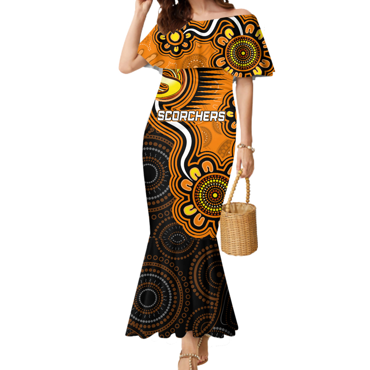 custom-scorchers-cricket-indigenous-mermaid-dress-champions-fire-up