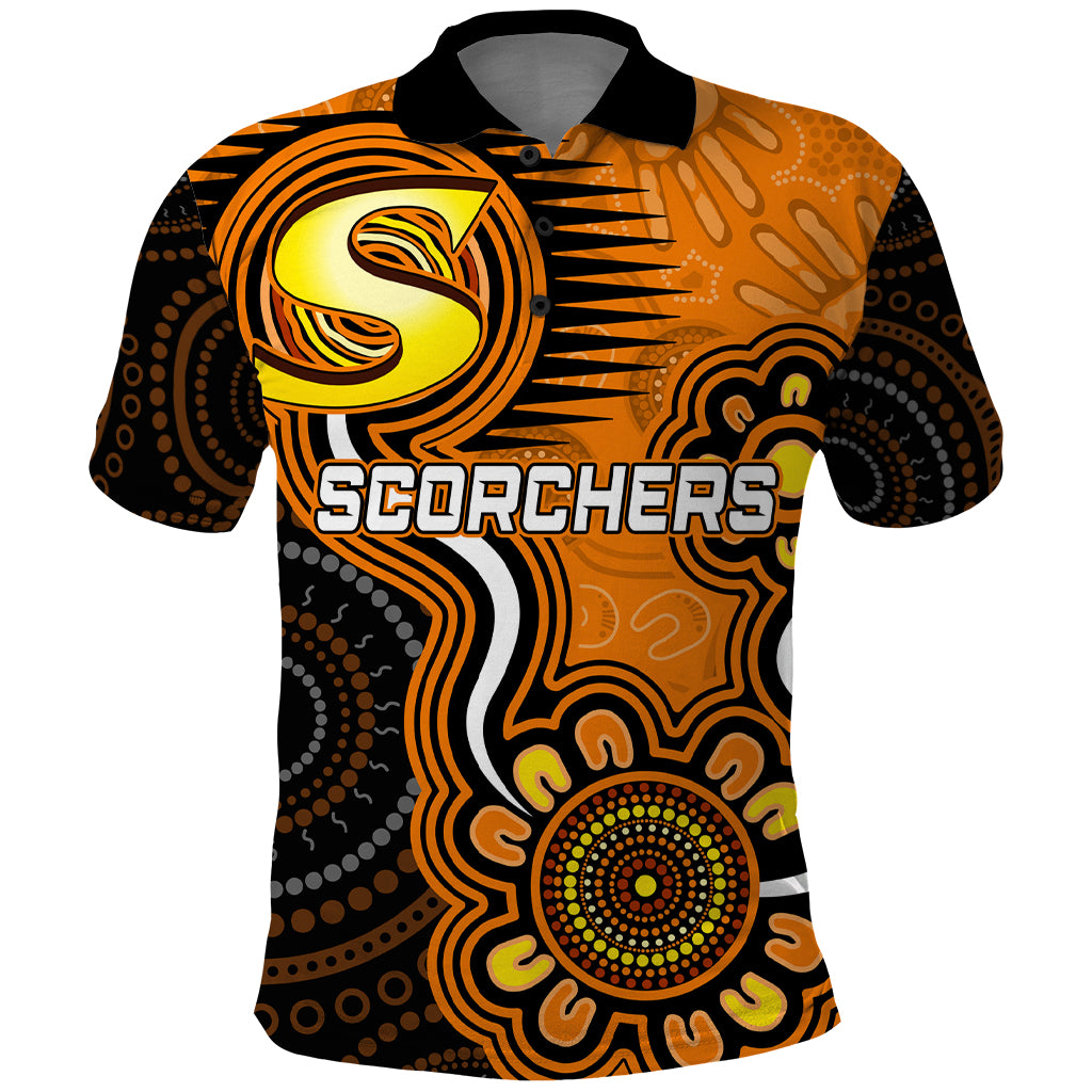 custom-scorchers-cricket-indigenous-polo-shirt-champions-fire-up