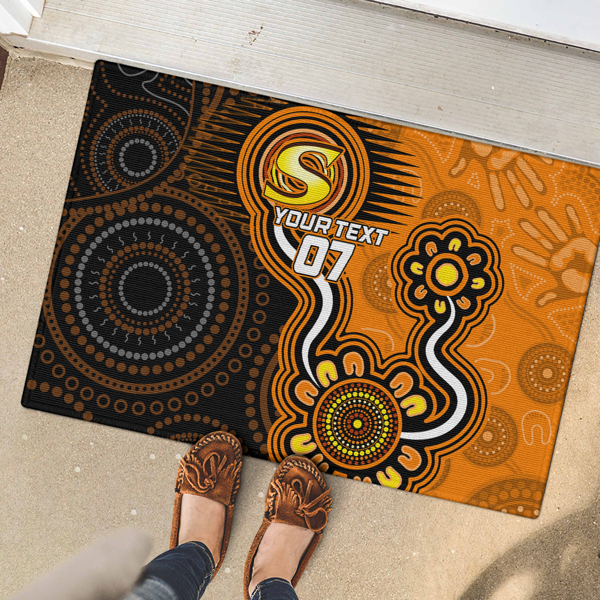 custom-scorchers-cricket-indigenous-rubber-doormat-champions-fire-up
