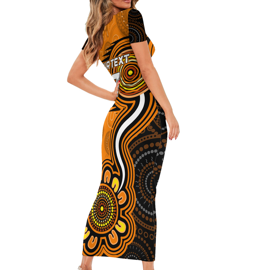 custom-scorchers-cricket-indigenous-short-sleeve-bodycon-dress-champions-fire-up