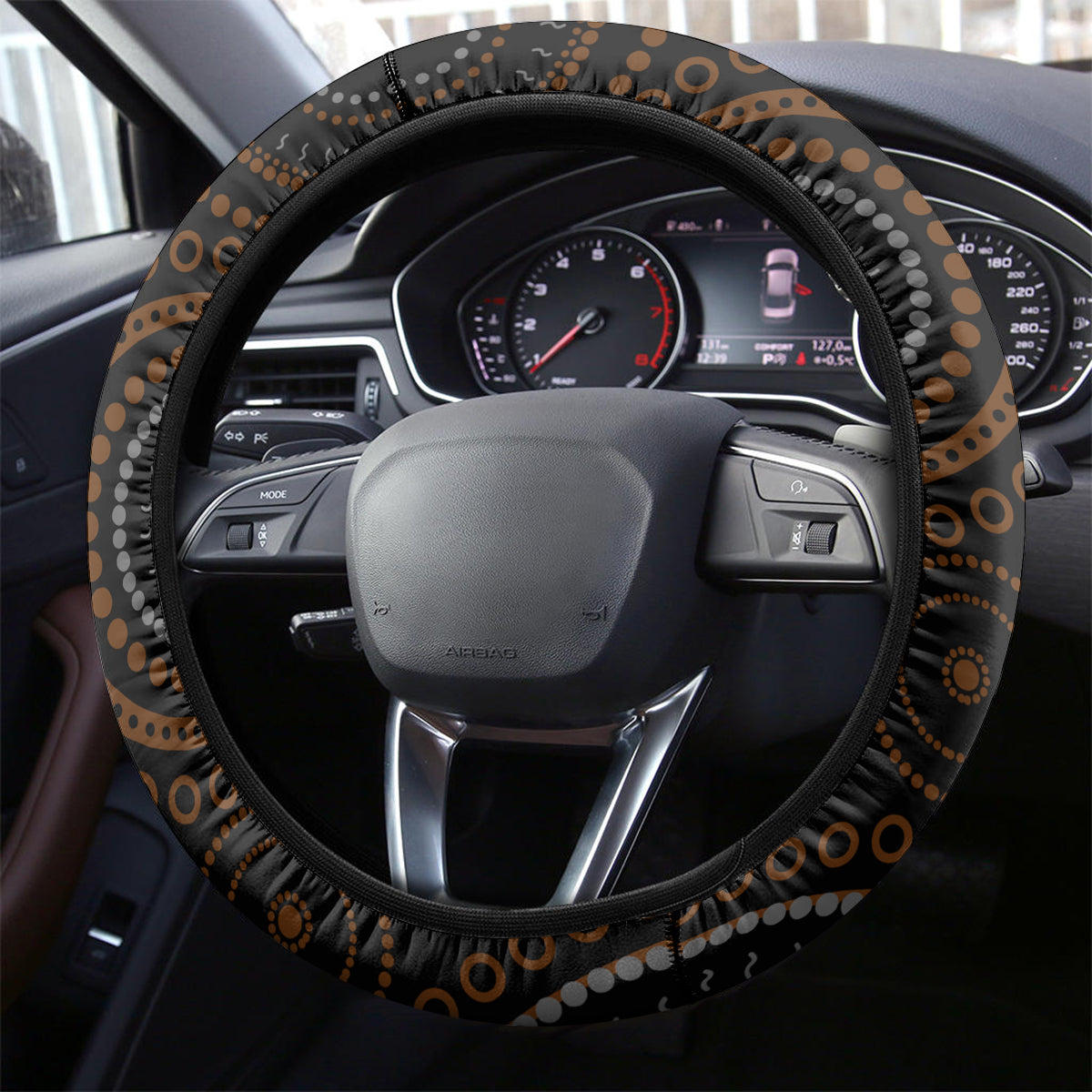 Scorchers Cricket Indigenous Steering Wheel Cover Champions Fire Up