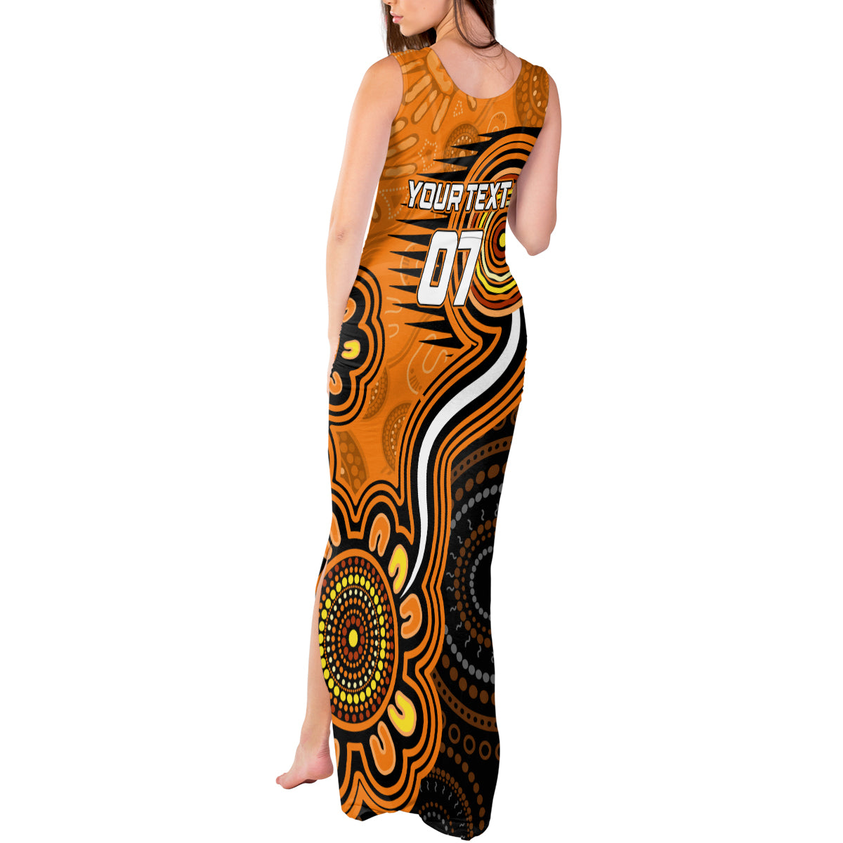 custom-scorchers-cricket-indigenous-tank-maxi-dress-champions-fire-up