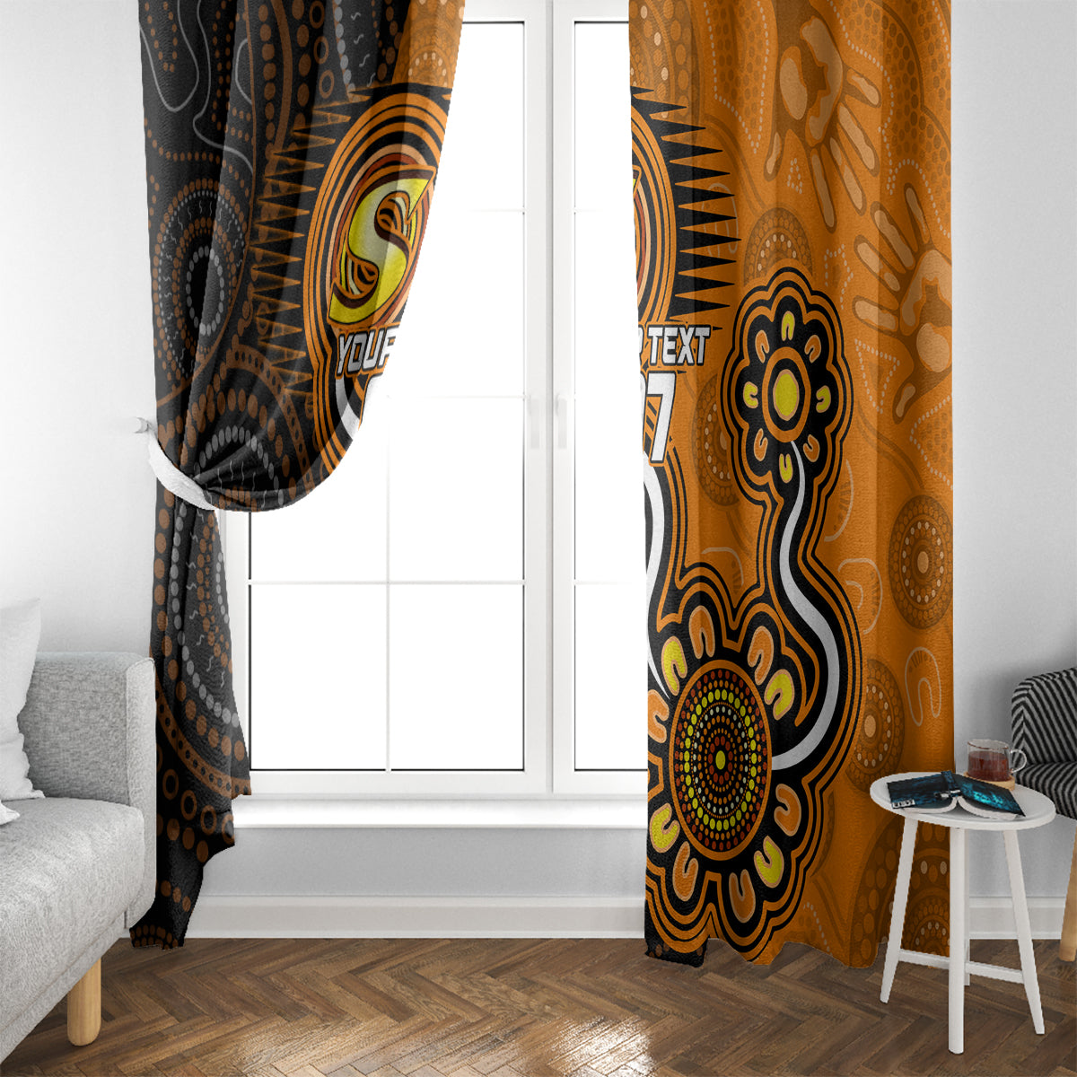custom-scorchers-cricket-indigenous-window-curtain-champions-fire-up