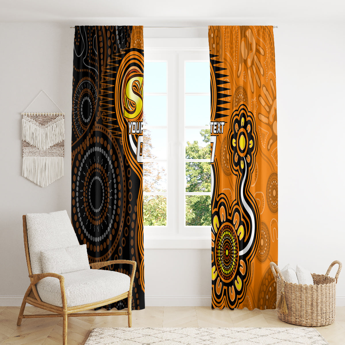 custom-scorchers-cricket-indigenous-window-curtain-champions-fire-up