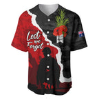Anzac Day Camouflage Baseball Jersey Ode of Remembrance
