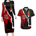 Anzac Day Camouflage Couples Matching Long Sleeve Bodycon Dress and Hawaiian Shirt Ode of Remembrance
