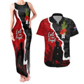 Anzac Day Camouflage Couples Matching Tank Maxi Dress and Hawaiian Shirt Ode of Remembrance