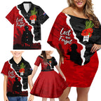 Anzac Day Camouflage Family Matching Off Shoulder Short Dress and Hawaiian Shirt Ode of Remembrance