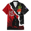 Anzac Day Camouflage Hawaiian Shirt Ode of Remembrance