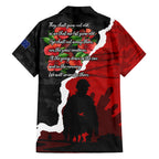 Anzac Day Camouflage Hawaiian Shirt Ode of Remembrance