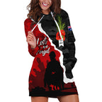 Anzac Day Camouflage Hoodie Dress Ode of Remembrance