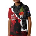 Anzac Day Camouflage Kid Polo Shirt Ode of Remembrance