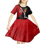Anzac Day Camouflage Kid Short Sleeve Dress Ode of Remembrance