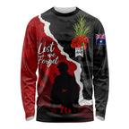 Anzac Day Camouflage Long Sleeve Shirt Ode of Remembrance