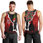 Anzac Day Camouflage Men Tank Top Ode of Remembrance