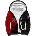 Anzac Day Camouflage Sherpa Hoodie Ode of Remembrance