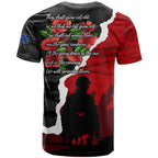 Anzac Day Camouflage T Shirt Ode of Remembrance