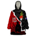 Anzac Day Camouflage Wearable Blanket Hoodie Ode of Remembrance