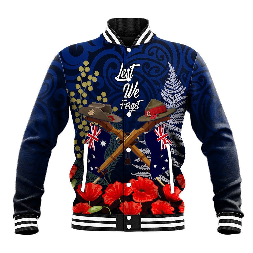 Anzac Day Aussie Mix Maori In Memories Baseball Jacket