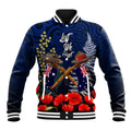 Anzac Day Aussie Mix Maori In Memories Baseball Jacket