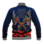 Anzac Day Aussie Mix Maori In Memories Baseball Jacket