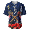 Anzac Day Aussie Mix Maori In Memories Baseball Jersey