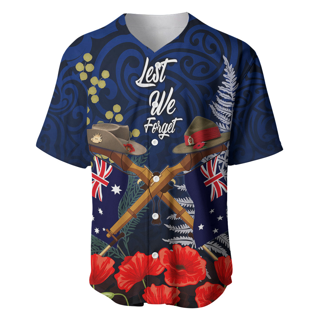 Anzac Day Aussie Mix Maori In Memories Baseball Jersey