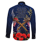Anzac Day Aussie Mix Maori In Memories Family Matching Short Sleeve Bodycon Dress and Hawaiian Shirt