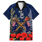 Anzac Day Aussie Mix Maori In Memories Hawaiian Shirt