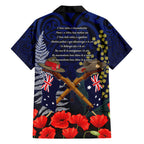 Anzac Day Aussie Mix Maori In Memories Hawaiian Shirt