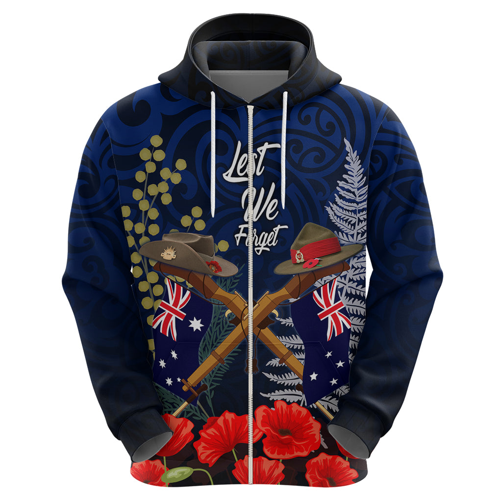 Anzac Day Aussie Mix Maori In Memories Hoodie