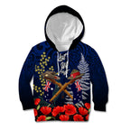 Anzac Day Aussie Mix Maori In Memories Kid Hoodie