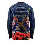 Anzac Day Aussie Mix Maori In Memories Long Sleeve Shirt