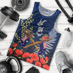 Anzac Day Aussie Mix Maori In Memories Men Tank Top