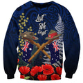 Anzac Day Aussie Mix Maori In Memories Sweatshirt