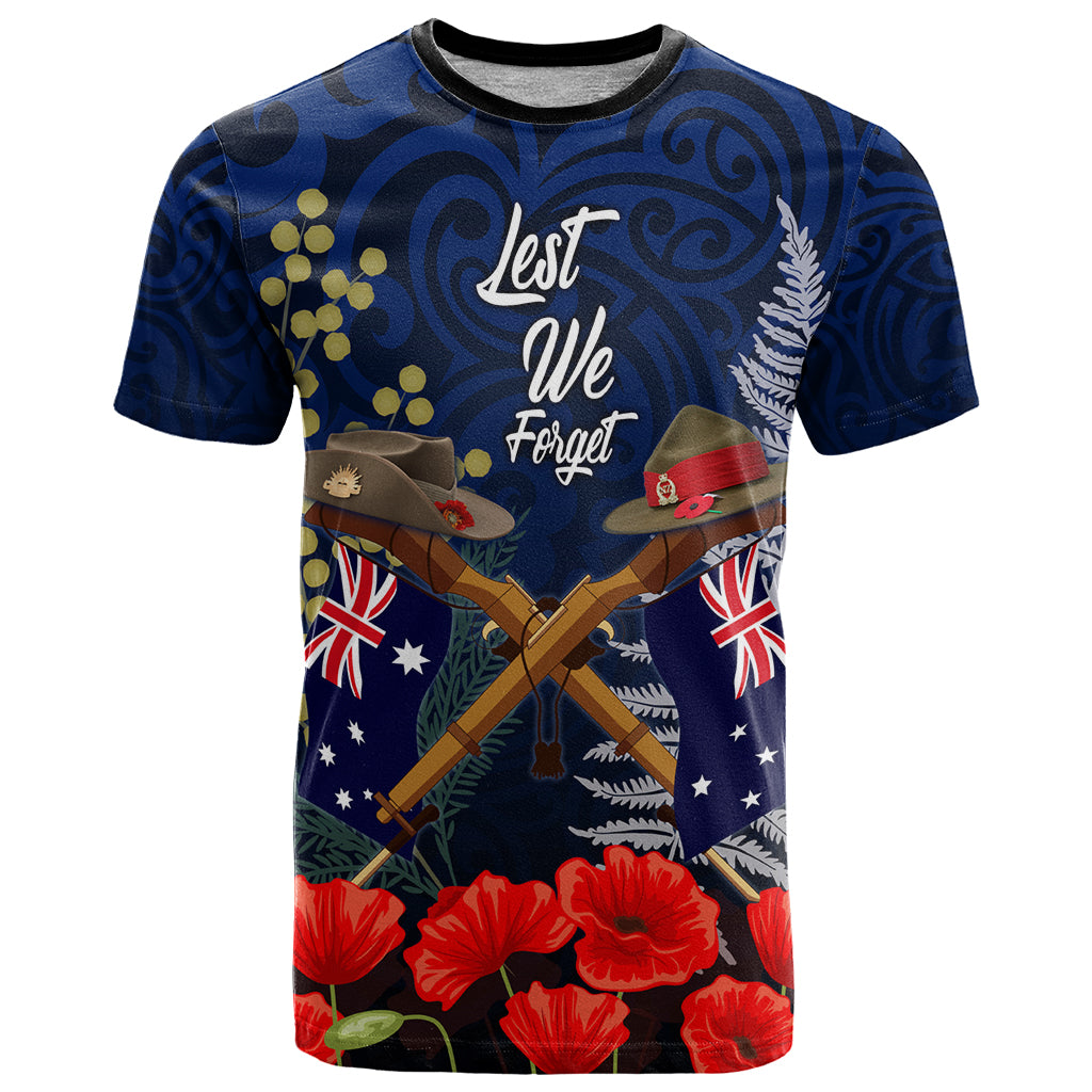 Anzac Day Aussie Mix Maori In Memories T Shirt