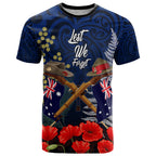 Anzac Day Aussie Mix Maori In Memories T Shirt