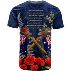 Anzac Day Aussie Mix Maori In Memories T Shirt