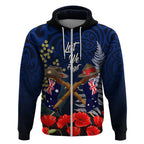 Anzac Day Aussie Mix Maori In Memories Zip Hoodie