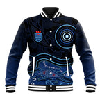 personalised-nsw-blues-rugby-indigenous-baseball-jacket-lizard-aboriginal-dot-art